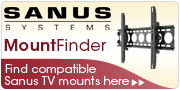Find compatible Sanus TV mounts here 