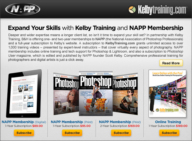 New partnership with Kelby Media Group