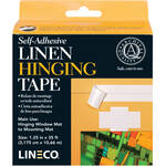 Lineco Linen Tape - Self-Adhesive - 1.25" x 400"