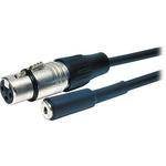 Comprehensive Mini Female to 3-Pin XLR Female Cable - 10'