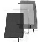 Matthews Scrim de Fundo Aberto - 18 x 24 polegadas - Seda Chinesa Preta