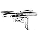Draper T-Bar Twist Clips for V-Screen, Star and Luma Screens