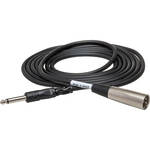 Hosa Technology Mono 1/4" Male to 3-Pin XLR Male Cable - 15'