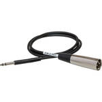Hosa Technology TTX103M Balanced Male TT/Bantam to Male 3-Pin XLR Cable- 3.0' (0.9 m)