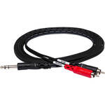 Hosa Technology Cabo Y de Fone (1/4") Macho Est�reo para 2 RCAs Macho - 3 p�s (0,91m)