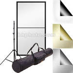 Photoflex Reflector Kit #2 - 39x72" PVC, Stand