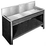 Arkay Black Vinyl-Clad Steel Cabinet for 30x48x6" for Steel Sinks