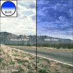 Hoya 77mm Half-Color Blue Glass Filter
