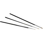 General Brand Sable Spotting  Brush Set "0", "000", "2"