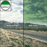 Hoya 49mm Half-Color Green Glass Filter