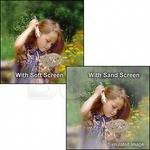 Hoya 62mm Soft Spot (Sand Screen and Soft Screen) Effect Glass Filter Set