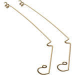 Shure RPM506 Wire Aiming Hanger (Charcoal Gray, 2 Pieces)