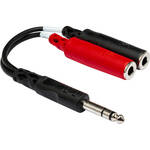 Hosa Technology Cabo Y de Fone (1/4) Macho Est�reo para 2 Plugues Fone (1/4) F�mea - 6 polegadas (15,24cm) 