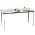 Bretford 60 x 30" Quattro Work & Utility Table - Grey w/ Topaz