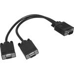 Comprehensive HD15P-2HD15J VGA Y Cable HDB15 Male to 2 HDB15 Female