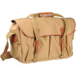 Billingham 555 Shoulder Bag (Khaki with Tan Leather Trim)