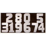 Delta 1 Soft Number: "2003", Gray, 18" (45.7cm) High