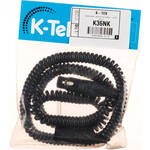 K-Tek Cabo K36NK Espiralado XLR (�ngulo Reto) Medindo 3 - 18 p�s (0,91 - 5,48m)