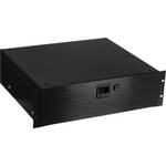 Middle Atlantic 3-Space Rack Drawer with Lock (Black Brushed)