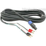 Hosa Technology Speakon to 2x Banana Premium Speaker Cable (14 Gauge) - 3'