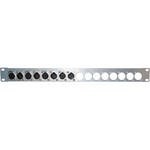 ATI Audio Inc 20462-502 - 8 x XLR 19" Rack Patch Panel
