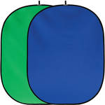 Botero #036 Collapsible Reversible Background - 5x7' - Chroma-Key Blue/Green