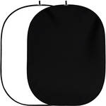 Botero #037 Collapsible Reversible Background (5x7') (Black/White)
