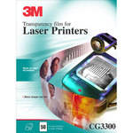 3M CG3300 Black and White Laser Transparency Film (50 Sheets) 