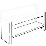 Arkay Steel Stand and Shelf for 30x48" Economy Sink