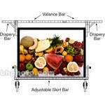 Draper Skirt Bar for Cinefold 122x164" Portable Projection Screen