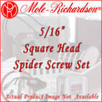 Mole-Richardson Square Head Spider Screw Set - 5/16"