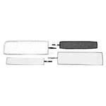 Matthews 2x12" Finger - White Artificial Silk