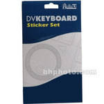 Bella Vegas 5 Black Stickers for DV Keyboard with Jog Shuttle