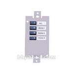 Ashly WR-2 - Wall-Mount 4-Position Preset Recall Remote for 24.24M
