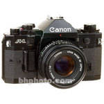 Canon A-1 35mm SLR Manual Focus Camera with 50mm f/1.8 FD Lens