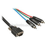 Comprehensive HR Pro Series VGA HD15 to 3x RCA Component Cable - 35'