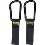 Rip-Tie Carabiner CableCarrier 1x6" (Black 2 Pack)