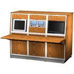 Winsted K8531 System/85 3-Bay 19.25" Custom Wood Console