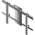 Advance 0227 Static Wall Mount for Medium Flat Panels (Gray)