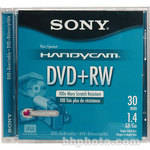 Sony (1)DVD+RW de 8,0cm para Camcorders