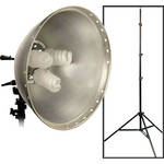 Interfit Interfit Fluorescent Flood Light, Bulbs, Light Stand