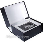 Archival Methods Onyx Portfolio Box - 11.25 x 14.25 x 4" - Black Buckram/White