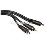 Hosa Technology RCA Male to 2 RCA Male Y-Cable - 1.5'