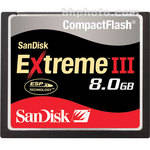 SanDisk 8GB Extreme III CompactFlash Card