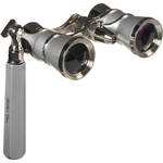 LaScala Optics 3x25 Iolanta Opera Glass (Platinum & Silver)