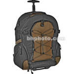 Tenba Shootout Rolling Backpack, Large (Black and Olive) 