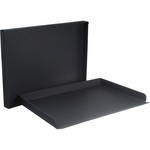 Archival Methods 01-118 Drop Front Archival Storage Box (17.5 x 22.5 x 1.5", Black)