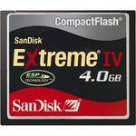 SanDisk Cart�o CompactFlash Extreme IV de 4GB