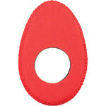 Blue Star 90122 Red Microfiber Oval Long Eye Cushion