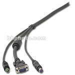 Belkin OmniView All-In-One Pro Series Plus KVM Cable Kit - 10' (3 m)